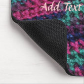 Buntes Häkelarbeit mousepad (Ecke)