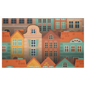 Buntes Hausmuster Stoff (Fat Quarter (45,7 x 55,9 cm))