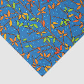 Buntes Herbst-Blätter Seidenpapier (Ausschnitt)