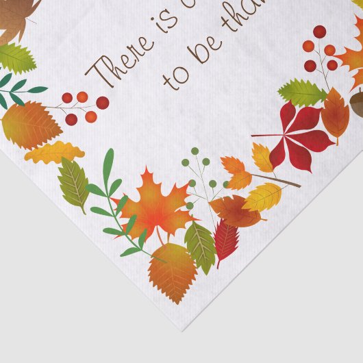 Buntes Herbst-Laub für Erntedank Seidenpapier (Ausschnitt)