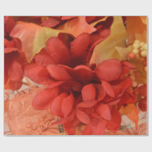 Buntes Herbstfarben-Verpackungs-Papier