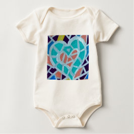 Buntes Herz für irgendeinen Tag… Baby T-shirt