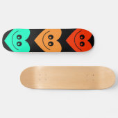 Buntes Herz Skateboard (Horizontal)