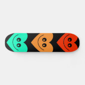 Buntes Herz Skateboard (Horizontal)
