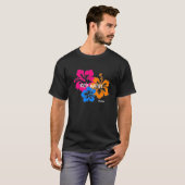 Buntes Hibiskus-T-Shirt Key West Florida T-Shirt (Vorne ganz)