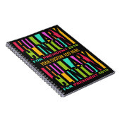 Buntes Hillary Clintonnotizbuch 2016 Notizblock (Rechte Seite)