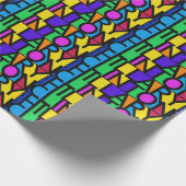 Buntes Hillary ClintonPackpapier 2016 Geschenkpapier (Ecke)