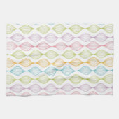 Buntes horizontales ogee Muster Handtuch (Horizontal)