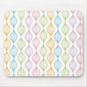 Buntes horizontales ogee Muster Mousepad (Vorne)