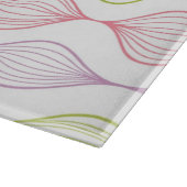 Buntes horizontales ogee Muster Schneidebrett (Ecke)