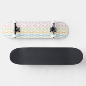 Buntes horizontales ogee Muster Skateboard (Horizontal)