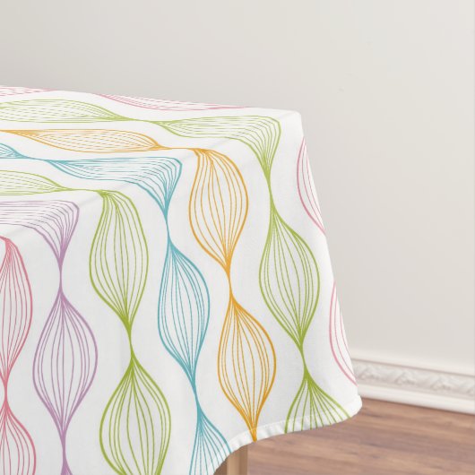 Buntes horizontales ogee Muster Tischdecke (Beispiel)