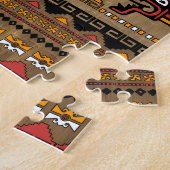 Buntes Hunab Ku Mayasymbol #5 Puzzle (Seite)