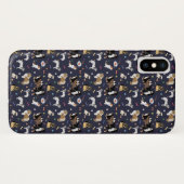 Buntes Hundemuster Case-Mate iPhone Hülle (Rückseite (Horizontal))