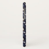 Buntes Hundemuster Case-Mate iPhone Hülle (Hinten/Links)