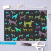 Buntes Hundeseidenpapier Seidenpapier (Handwerk)