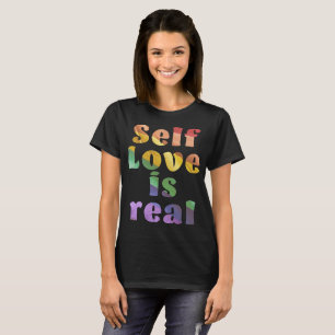 Buntes & Inspirierendes Selbstliebe-Design T-Shirt