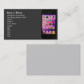 Buntes intelligentes Telefon persönlich Visitenkarte (Vorne/Hinten)