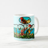 Buntes Jamaika-Mug Kaffeetasse (VorderseiteRechts)