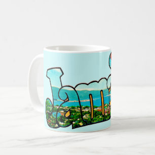 Buntes Jamaika-Mug Kaffeetasse
