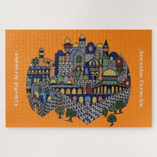 Buntes Jerusalem Puzzle (Horizontal)