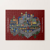 Buntes Jerusalem Puzzle (Horizontal)