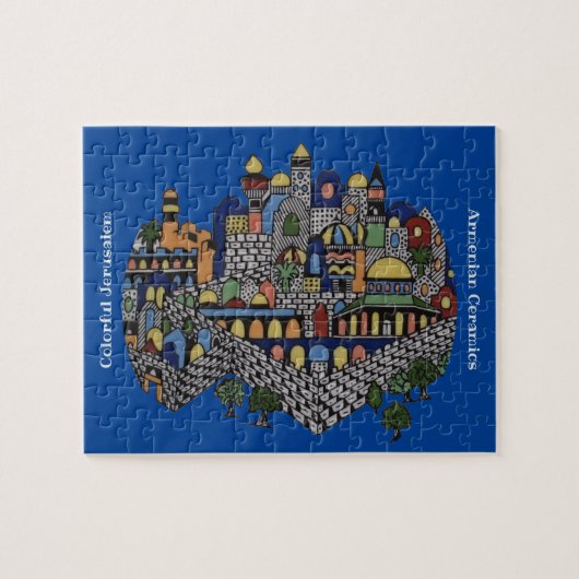 Buntes Jerusalem Puzzle (Horizontal)