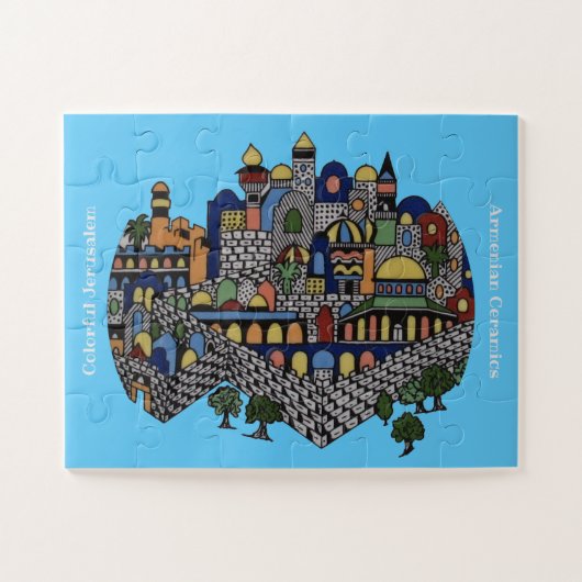 Buntes Jerusalem Puzzle (Horizontal)