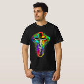 Buntes Jesus Kreuz T-Shirt (Vorne ganz)