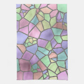 Buntes Jugendstil-Deko gestanztes Glasmuster Küchentuch (Vertikal)