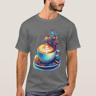 Buntes Kaffeegeschenk T-Shirt