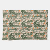 Buntes Kaktus-Muster Geschirrtuch (Horizontal)