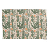 Buntes Kaktus-Muster Kissenbezug (Vorderseite-Links)