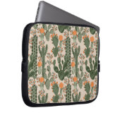 Buntes Kaktus-Muster Laptopschutzhülle (Vorne Rechts)