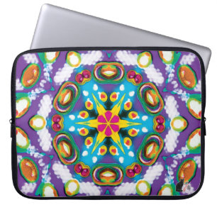 Buntes Kaleidoskop 15" Laptop-Hülle Laptopschutzhülle