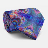 Buntes Kaleidoskop abstrakt Krawatte (Gerollt)