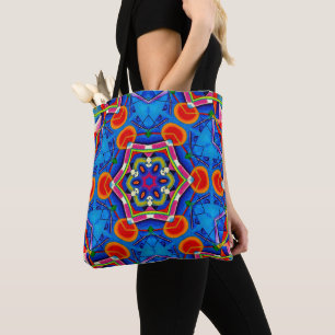 Buntes Kaleidoskop in Ölmalerei Tasche