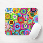 Buntes Kaleidoskopmuster Mousepad (Mit Mouse)
