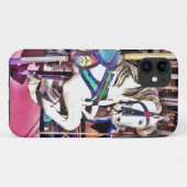 Buntes Karussell-Pferd an den Case-Mate iPhone Hülle (Rückseite (Horizontal))