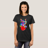 Buntes Kätzchen für Katze 1 T-Shirt (Vorne ganz)