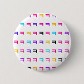 Buntes kekekeke button (Vorderseite)