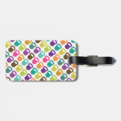 Buntes Kettlebells für Gepäckanhänger (Rückseite horizontal)