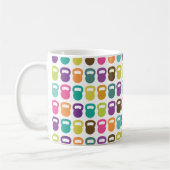 buntes Kettlebells für Kaffeetasse (Links)