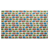Buntes Kinderbau-LKW-Muster Stoff (Yard (91,4 cm))