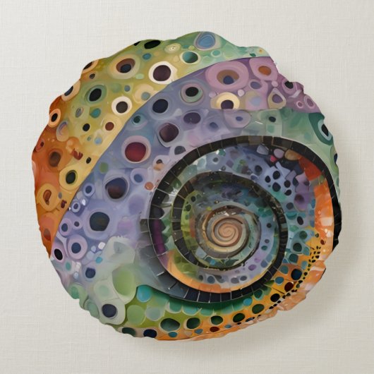 buntes Kissen (Rückseite)