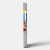 Buntes Knopf-Herz Case-Mate iPhone Hülle (Rückseite / Links)