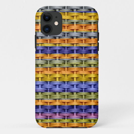 Buntes Korb-Retro-Kunst-Grafikdesign Case-Mate iPhone Hülle (Rückseite)