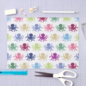 Buntes Krakenmuster Seidenpapier (Handwerk)