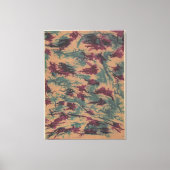 Buntes Krepppapier Leinwanddruck (Vorderseite)
