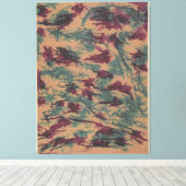 Buntes Krepppapier Leinwanddruck (Insitu (Holzboden))